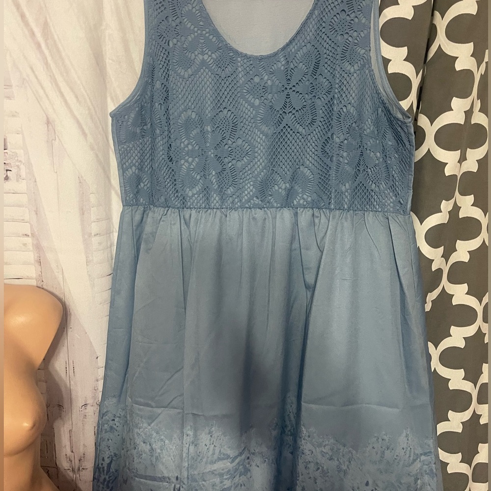 Blue xl dress